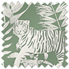 Tropical Wildcats, Emerald - Twist&Fit Roller Blind